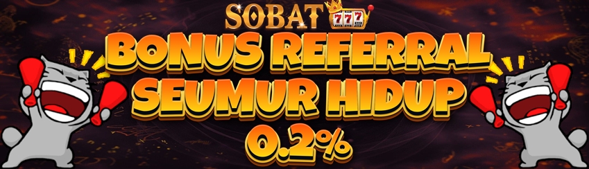 BONUS REFERRAL 0,2% SEUMUR HIDUP!