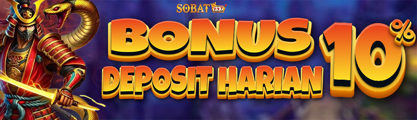  BONUS DEPOSIT HARIAN 10%